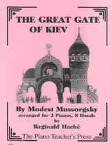 Great Gate of Kiev from Pic-2 P 8h piano sheet music cover